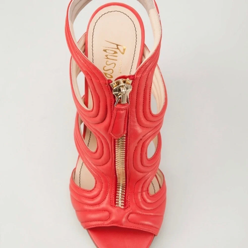Jerome C. Rousseau Red Narms Sandal - Picture 2 of 7
